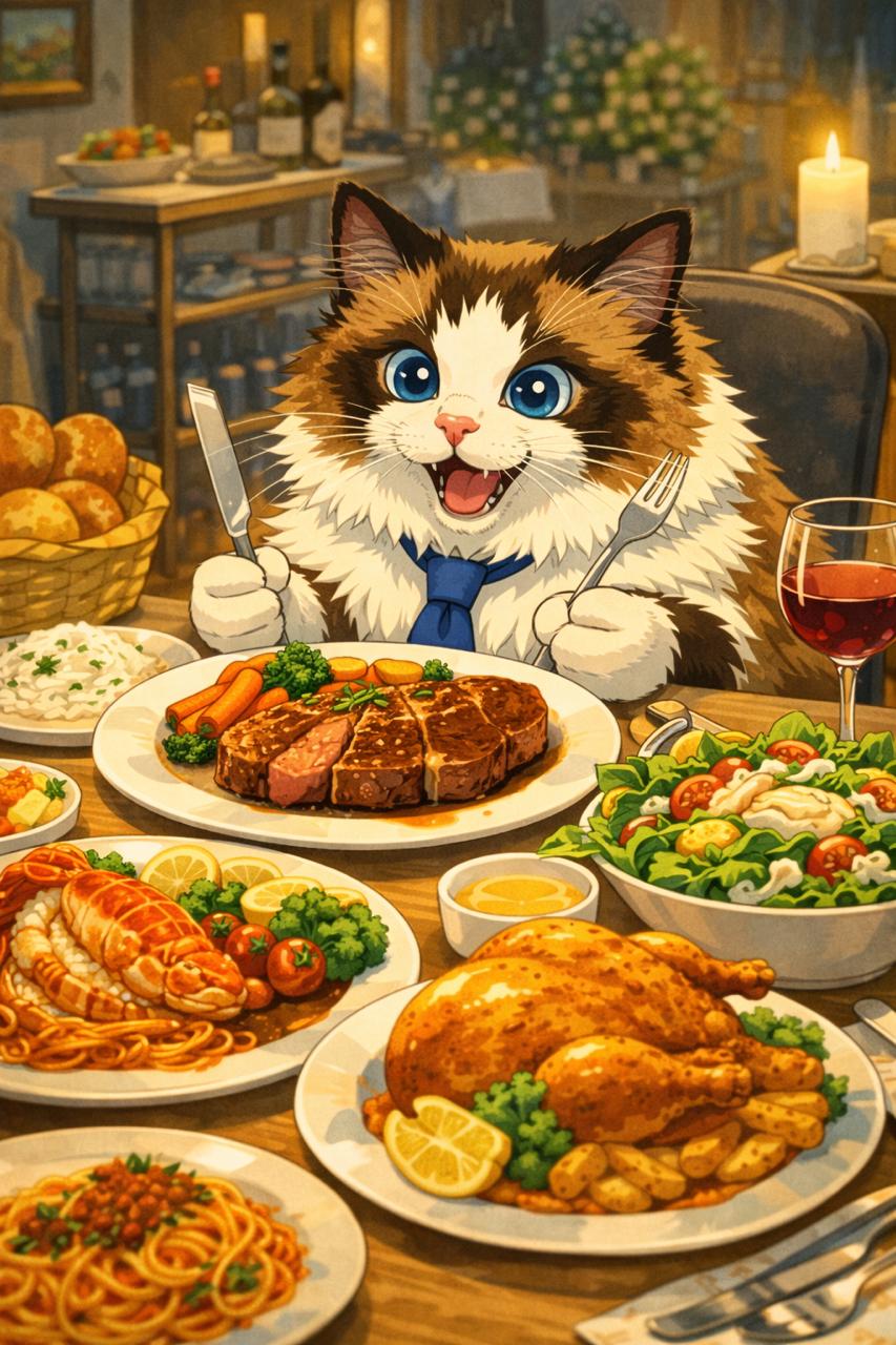 获麟开饭：大餐时间