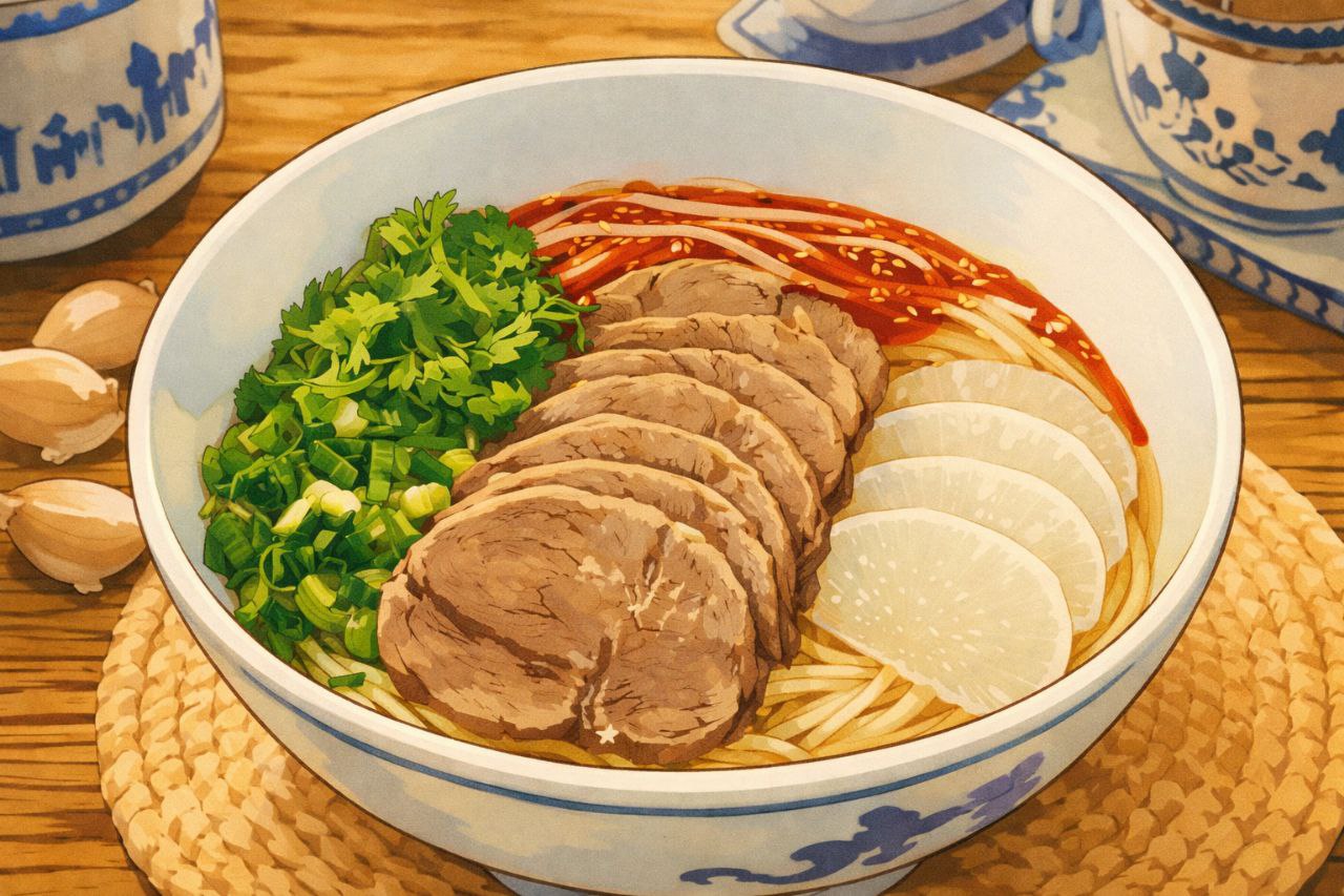 13块三件套（牛肉拉面 + 羊肉串 + 卤蛋）